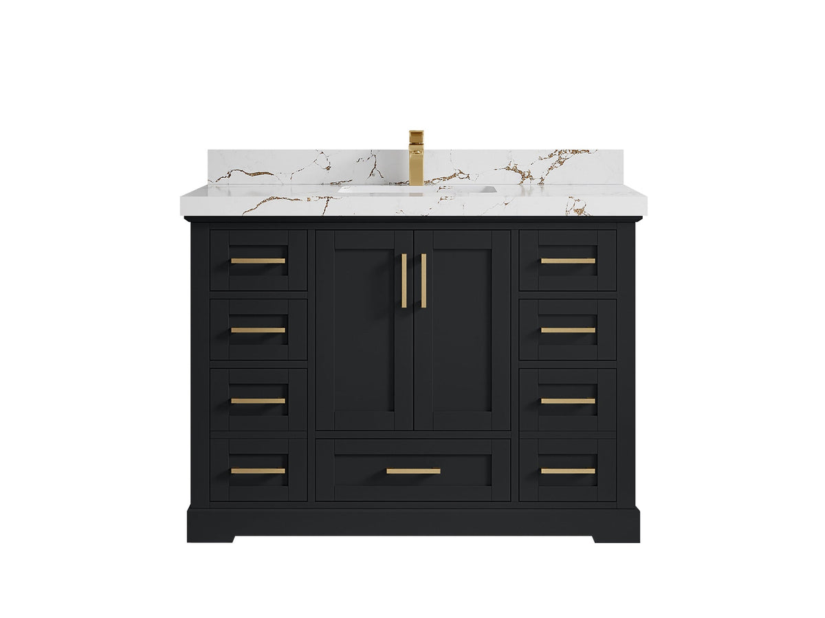 Boston 48 in. W x 22 in. D Single Sink Bathroom Vanity - Willow Bath and Vanity