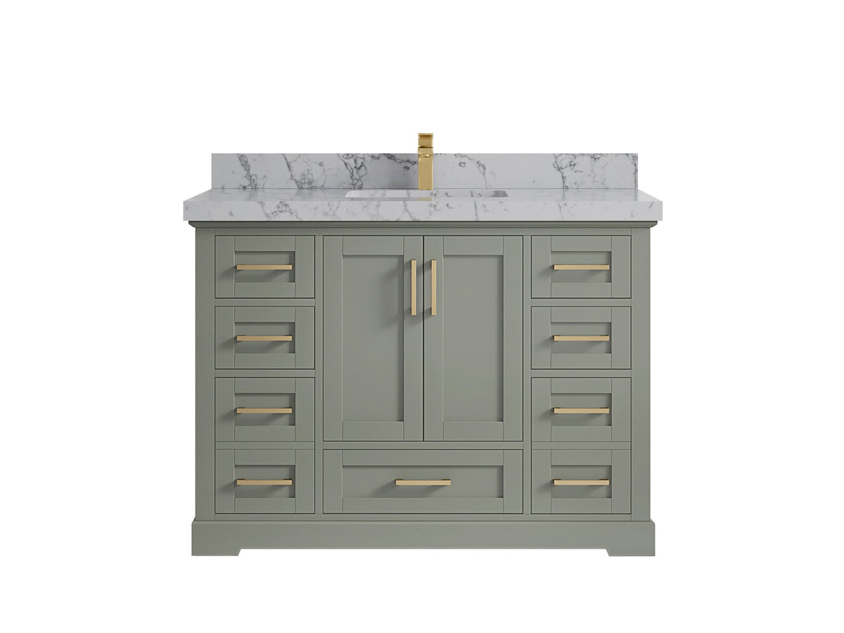 Boston 48 in. W x 22 in. D Single Sink Bathroom Vanity - Willow Bath and Vanity