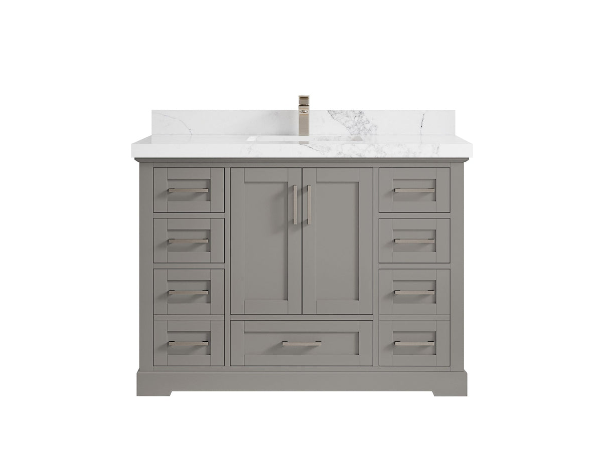 Boston 48 in. W x 22 in. D Single Sink Bathroom Vanity - Willow Bath and Vanity