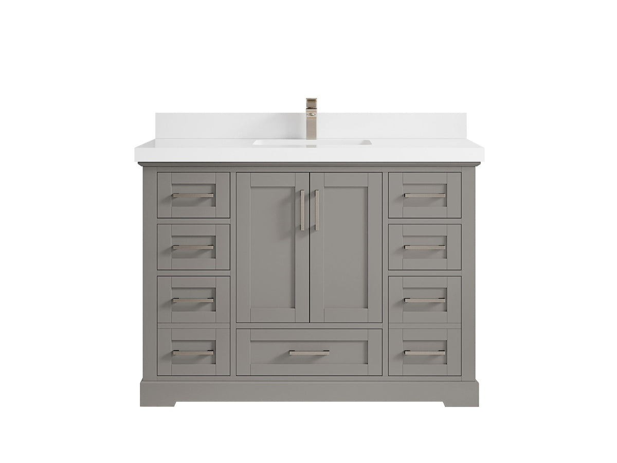Boston 48 in. W x 22 in. D Single Sink Bathroom Vanity - Willow Bath and Vanity