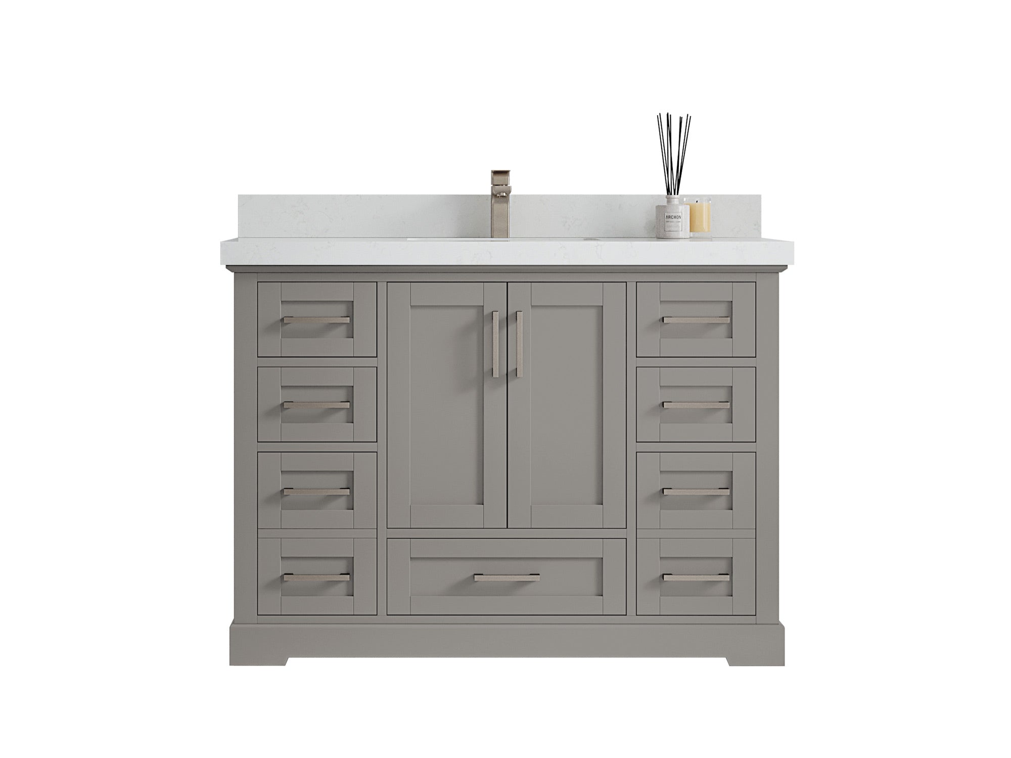 Boston 48 in. W x 22 in. D Single Sink Bathroom Vanity - Willow Bath and Vanity