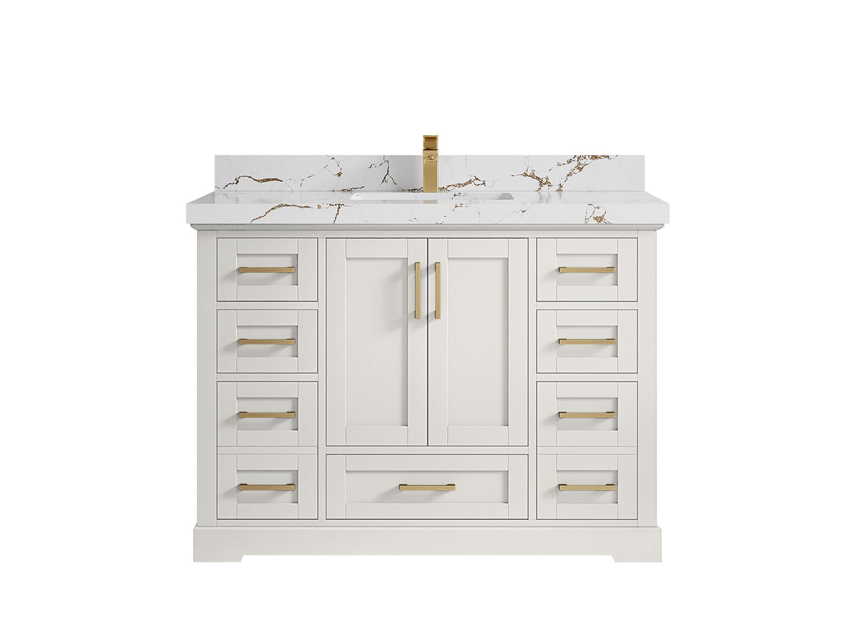 Boston 48 in. W x 22 in. D Single Sink Bathroom Vanity - Willow Bath and Vanity