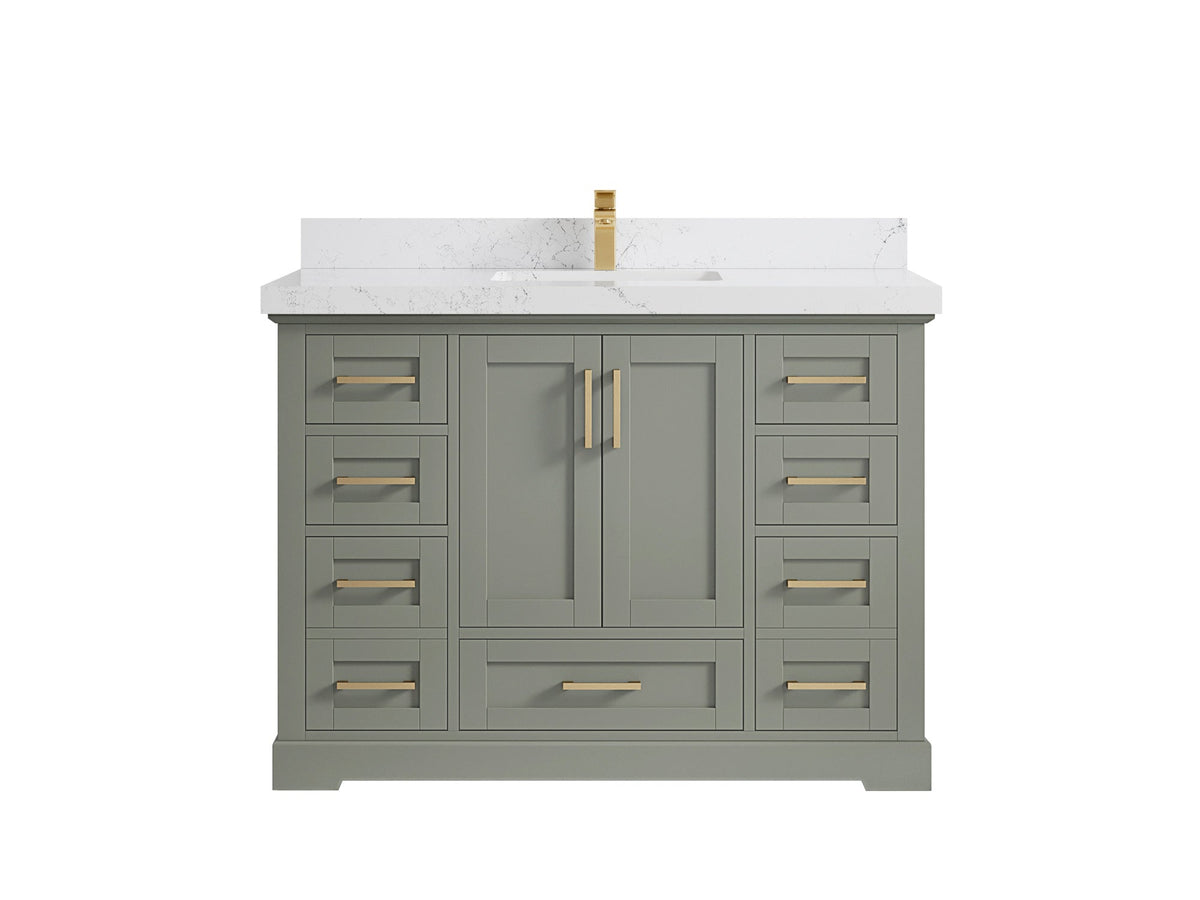 Boston 48 in. W x 22 in. D Single Sink Bathroom Vanity - Willow Bath and Vanity