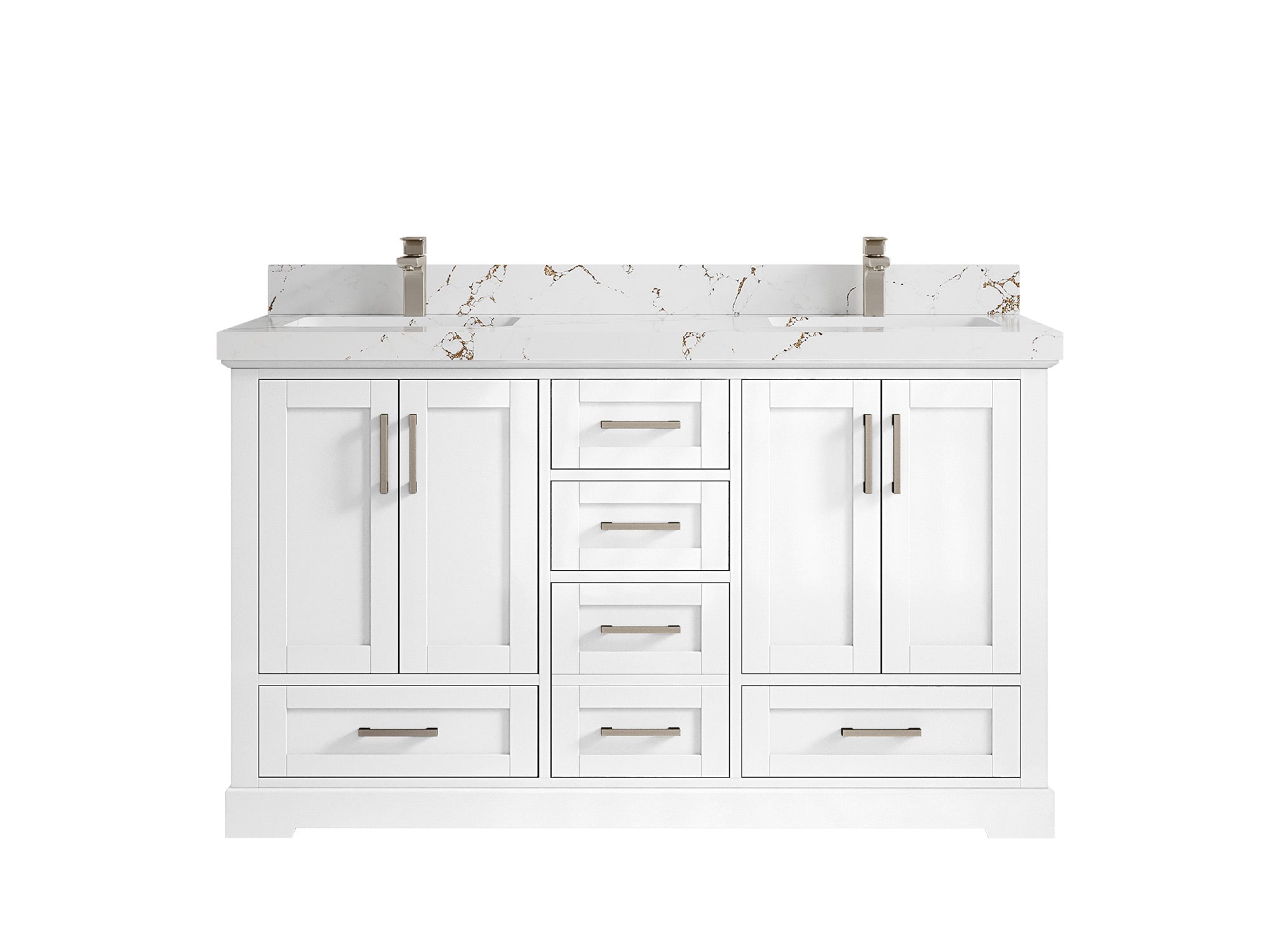 Boston 60 in. W x 22 in. D Double Sink Bathroom Vanity - Willow Bath and Vanity