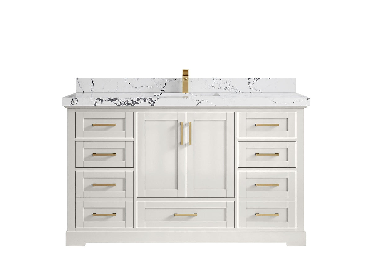 Boston 60 in. W x 22 in. D Single Sink Bathroom Vanity - Willow Bath and Vanity