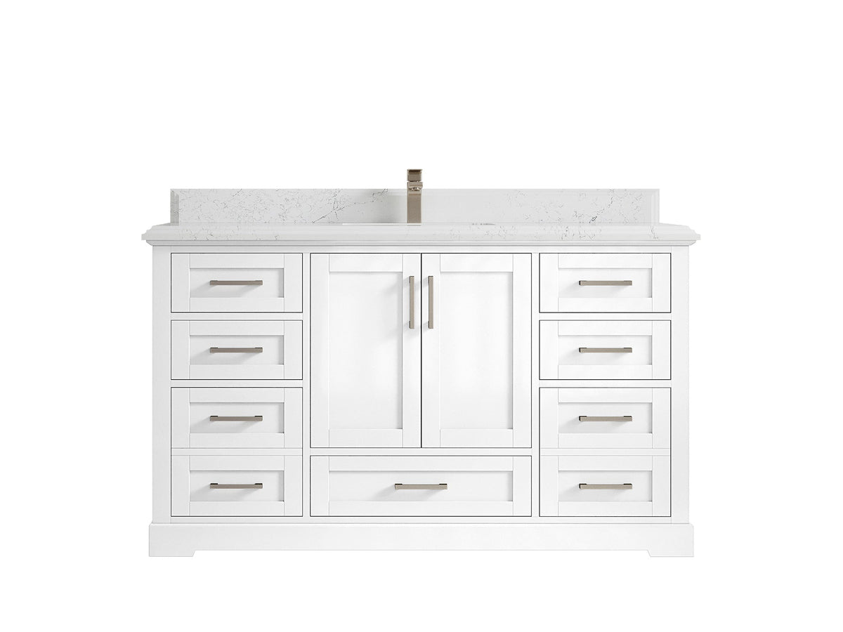 Boston 60 in. W x 22 in. D Single Sink Bathroom Vanity - Willow Bath and Vanity
