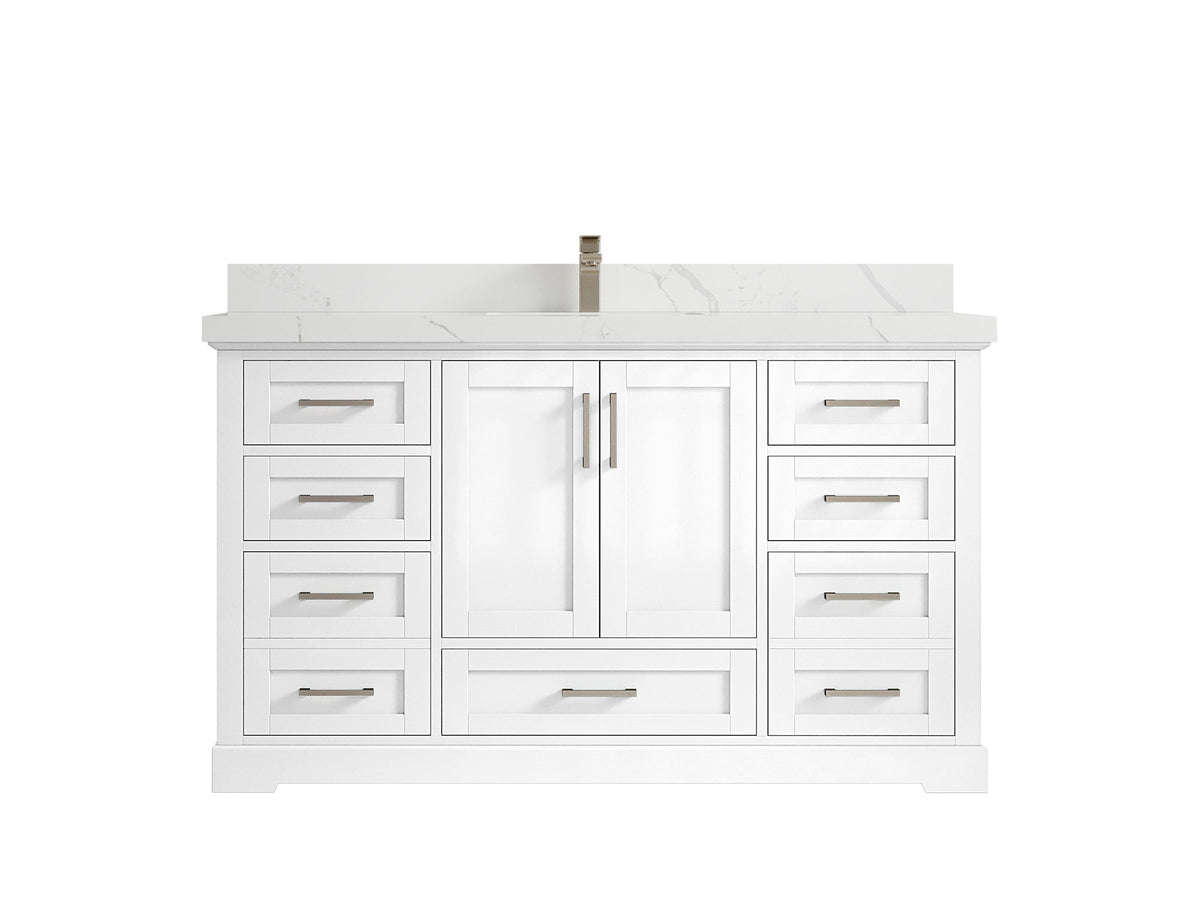 Boston 60 in. W x 22 in. D Single Sink Bathroom Vanity - Willow Bath and Vanity