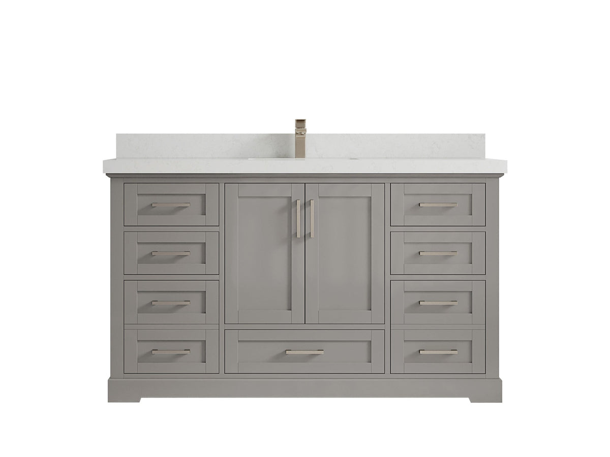 Boston 60 in. W x 22 in. D Single Sink Bathroom Vanity - Willow Bath and Vanity