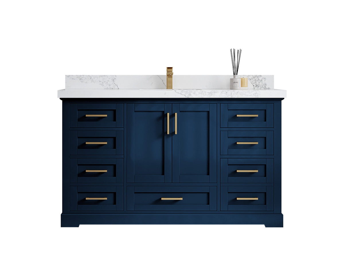 Boston 60 in. W x 22 in. D Single Sink Bathroom Vanity - Willow Bath and Vanity