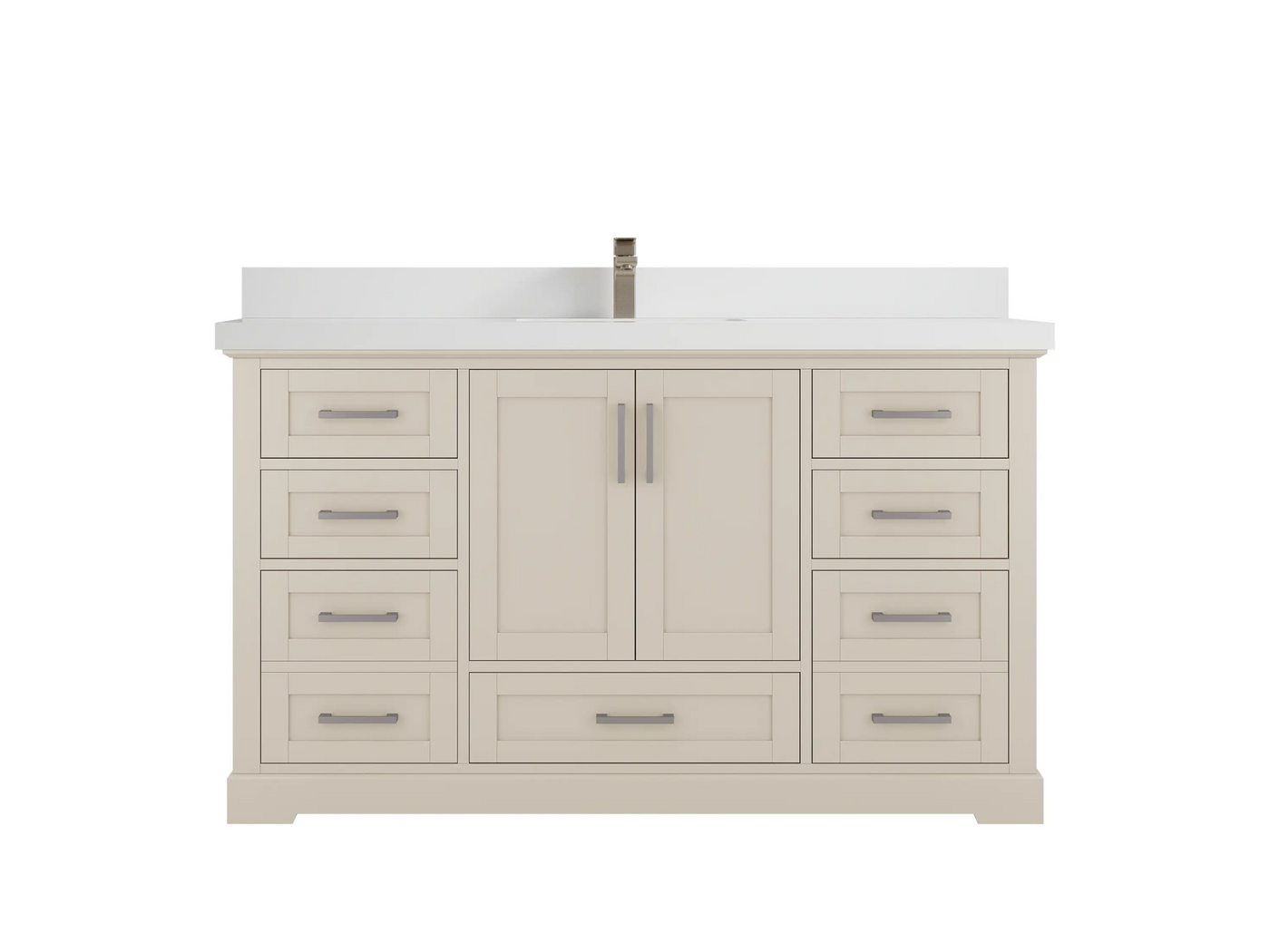 Boston 60 in. W x 22 in. D Single Sink Bathroom Vanity