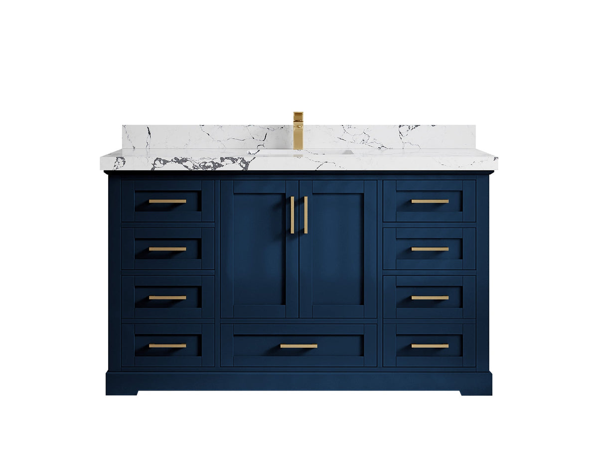 Boston 60 in. W x 22 in. D Single Sink Bathroom Vanity - Willow Bath and Vanity