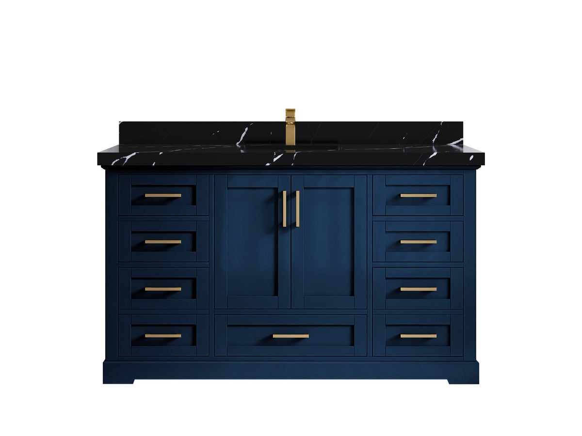 Boston 60 in. W x 22 in. D Single Sink Bathroom Vanity - Willow Bath and Vanity