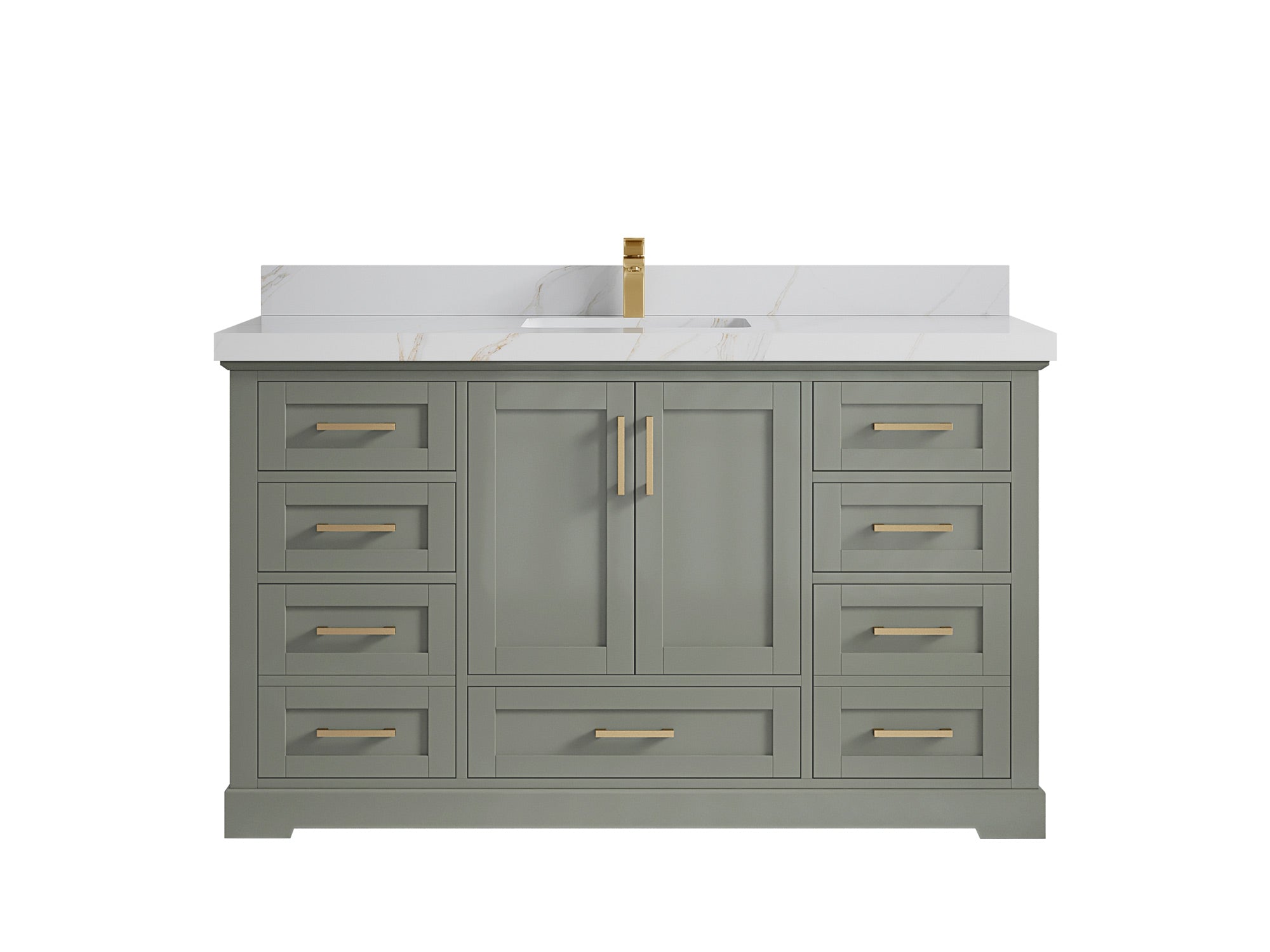 Boston 60 in. W x 22 in. D Single Sink Bathroom Vanity - Willow Bath and Vanity