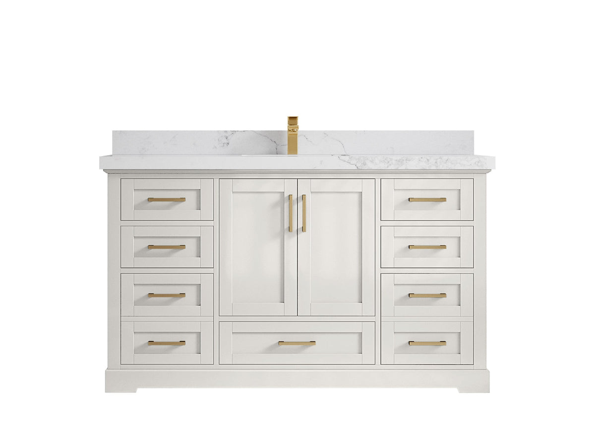 Boston 60 in. W x 22 in. D Single Sink Bathroom Vanity - Willow Bath and Vanity