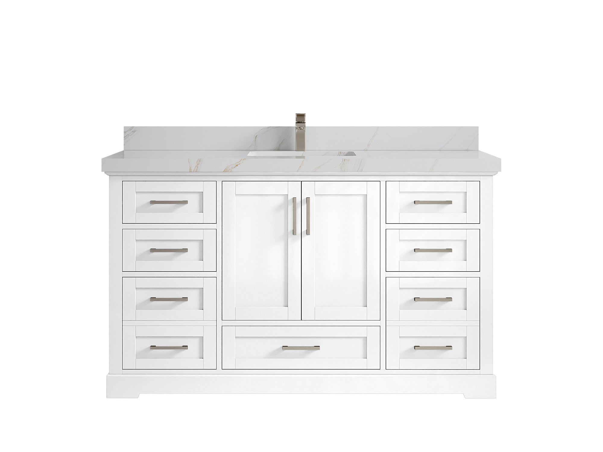 Boston 60 in. W x 22 in. D Single Sink Bathroom Vanity - Willow Bath and Vanity