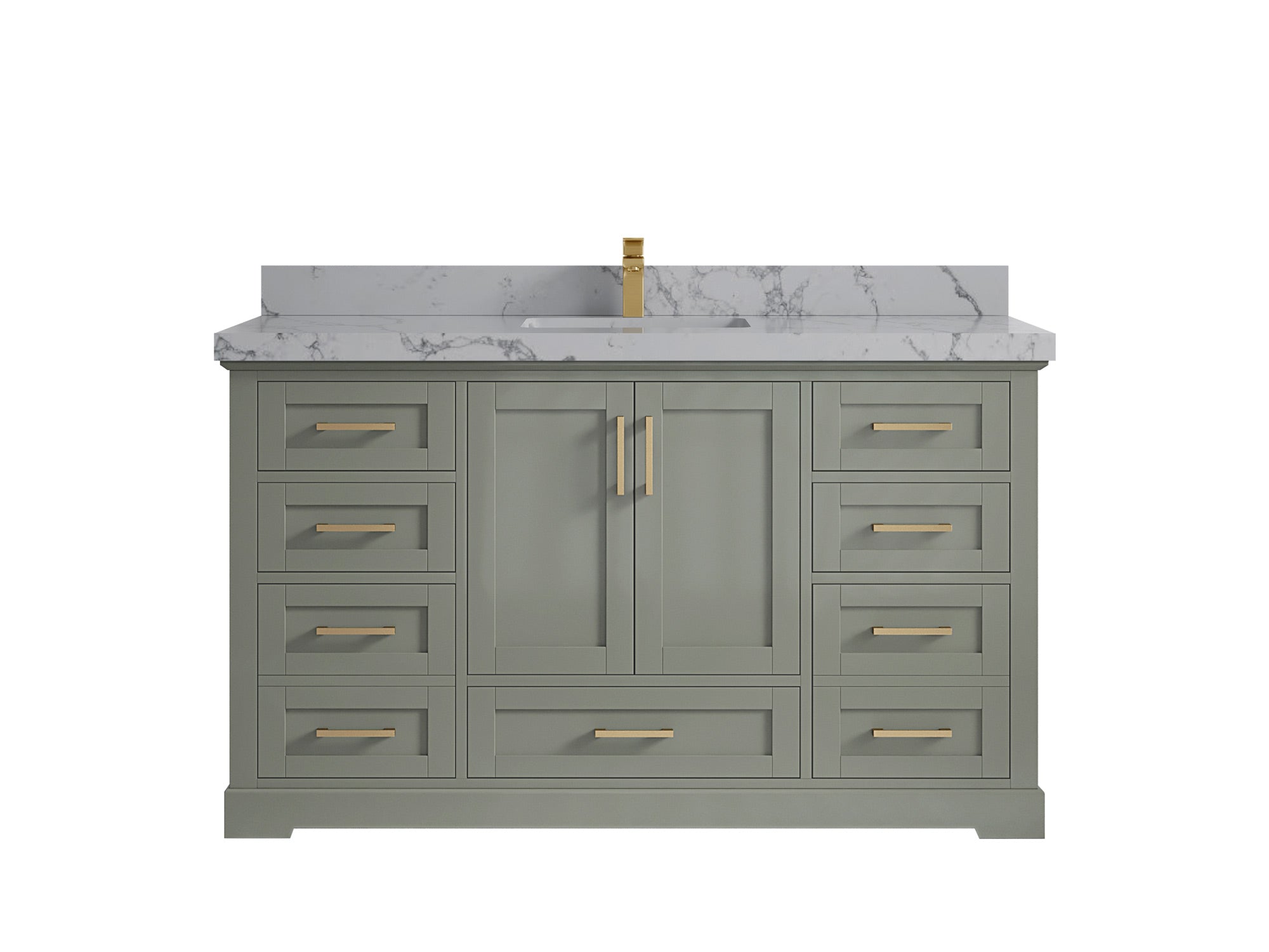 Boston 60 in. W x 22 in. D Single Sink Bathroom Vanity - Willow Bath and Vanity