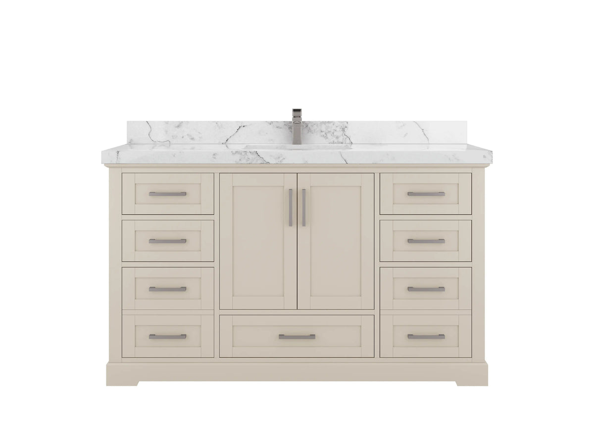 Boston 60 in. W x 22 in. D Single Sink Bathroom Vanity - Willow Bath and Vanity