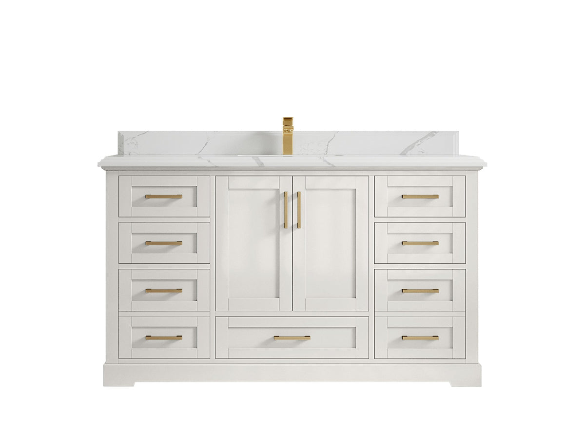 Boston 60 in. W x 22 in. D Single Sink Bathroom Vanity - Willow Bath and Vanity