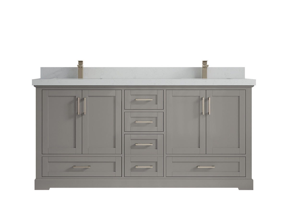 Boston 72 in. W x 22 in. D Double Sink Bathroom Vanity - Willow Bath and Vanity