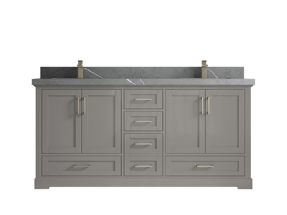 Boston 72 in. W x 22 in. D Double Sink Bathroom Vanity - Willow Bath and Vanity