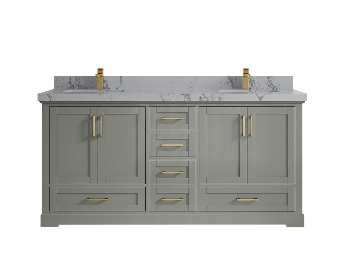 Boston 72 in. W x 22 in. D Double Sink Bathroom Vanity - Willow Bath and Vanity