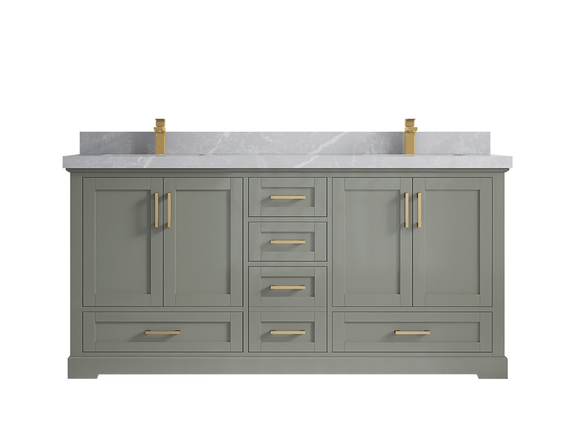 Boston 72 in. W x 22 in. D Double Sink Bathroom Vanity - Willow Bath and Vanity