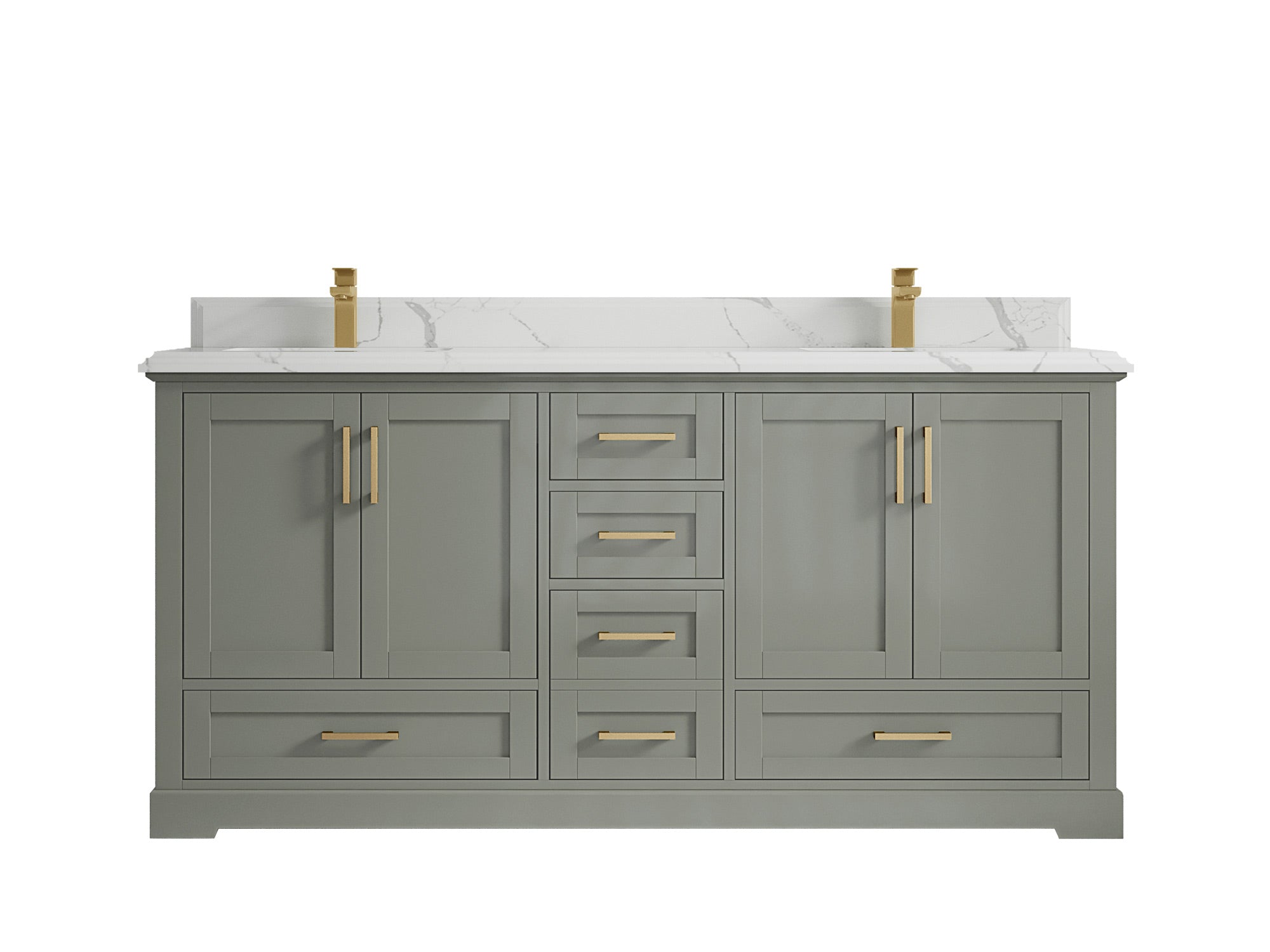 Boston 72 in. W x 22 in. D Double Sink Bathroom Vanity - Willow Bath and Vanity