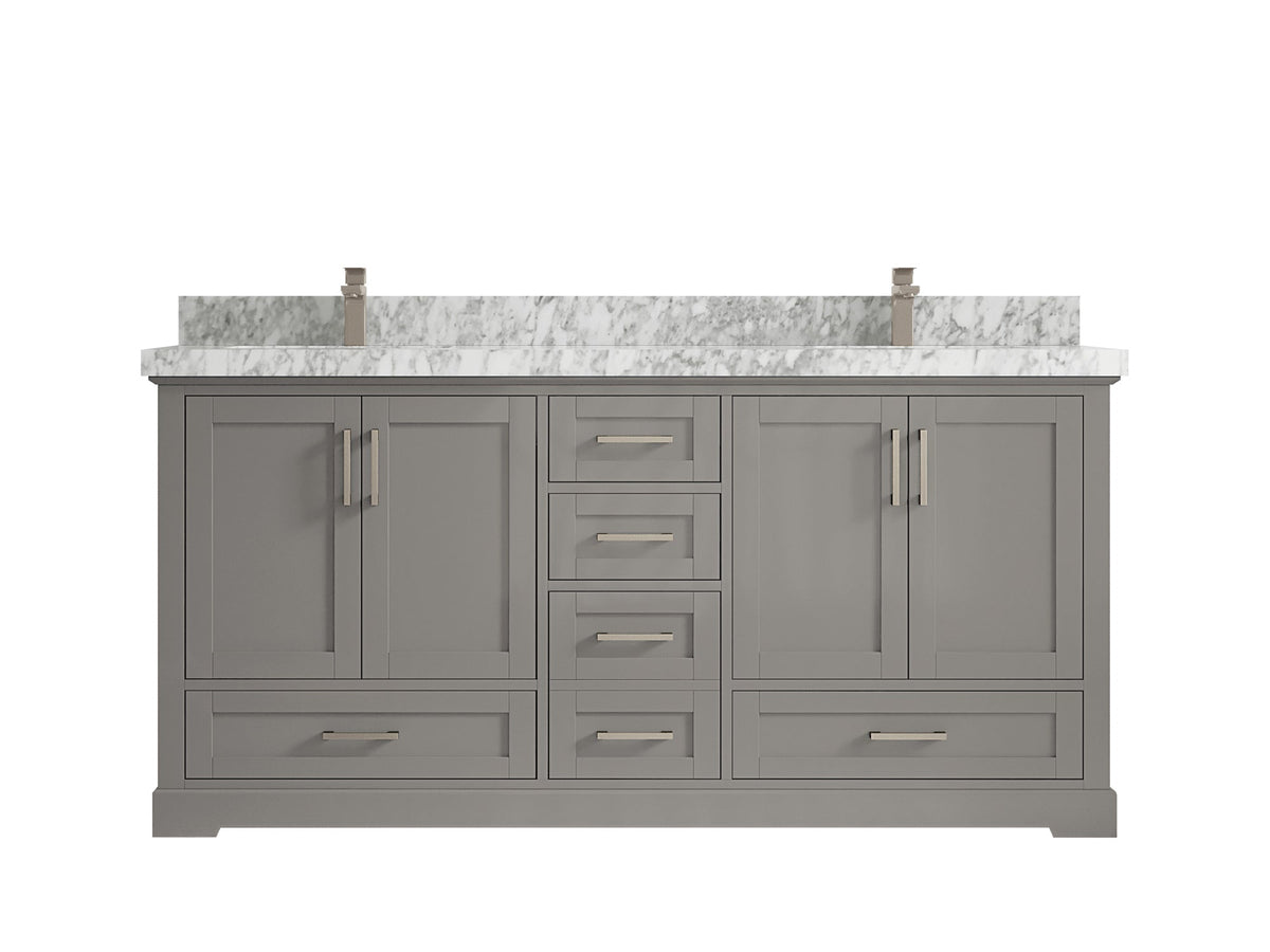 Boston 72 in. W x 22 in. D Double Sink Bathroom Vanity - Willow Bath and Vanity