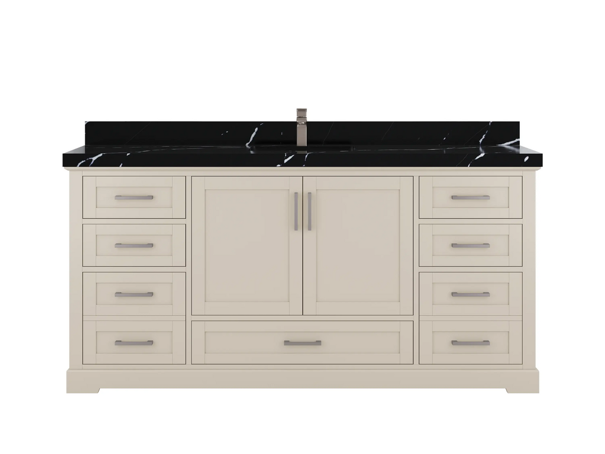 Boston 72 in. W x 22 in. D Single Sink Bathroom Vanity - Willow Bath and Vanity