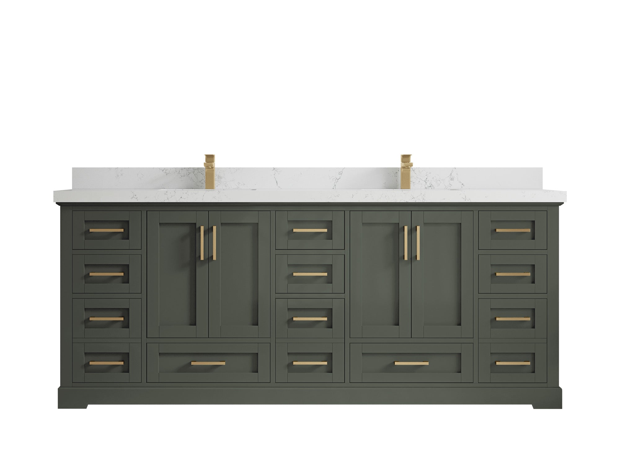 Boston 84 in. W x 22 in. D Double Sink Bathroom Vanity - Willow Bath and Vanity