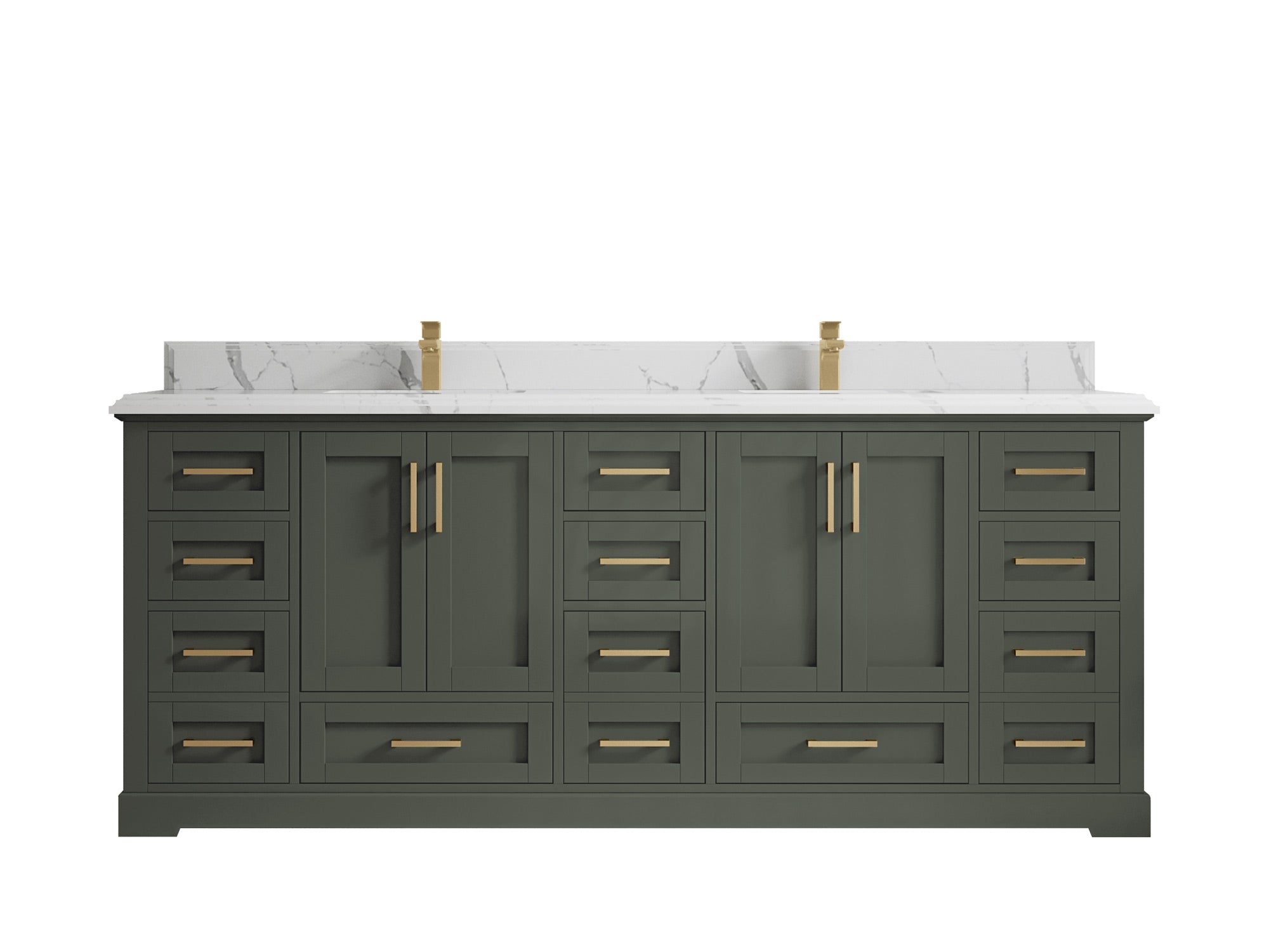 Boston 84 in. W x 22 in. D Double Sink Bathroom Vanity - Willow Bath and Vanity