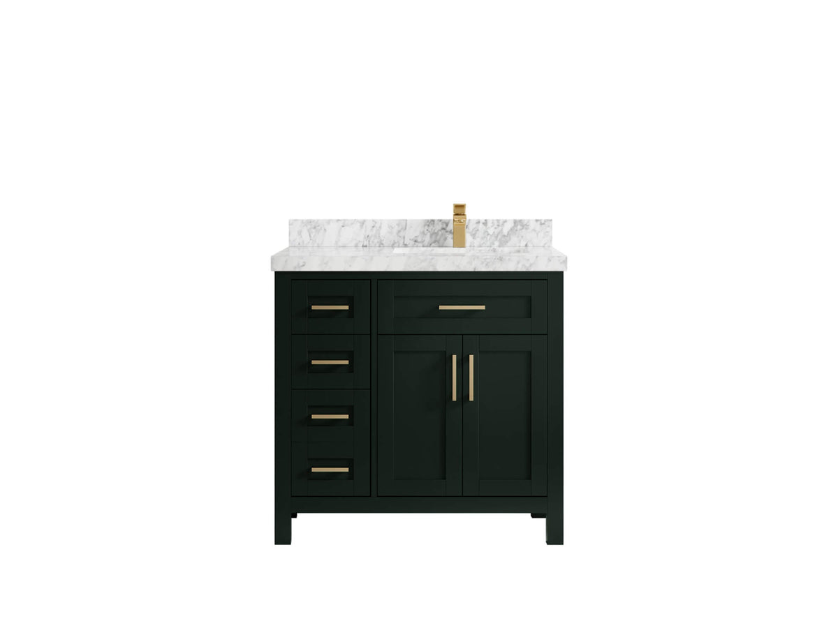 Cambridge 36 in. W x 22 in. D Right Offset Sink Bathroom Vanity