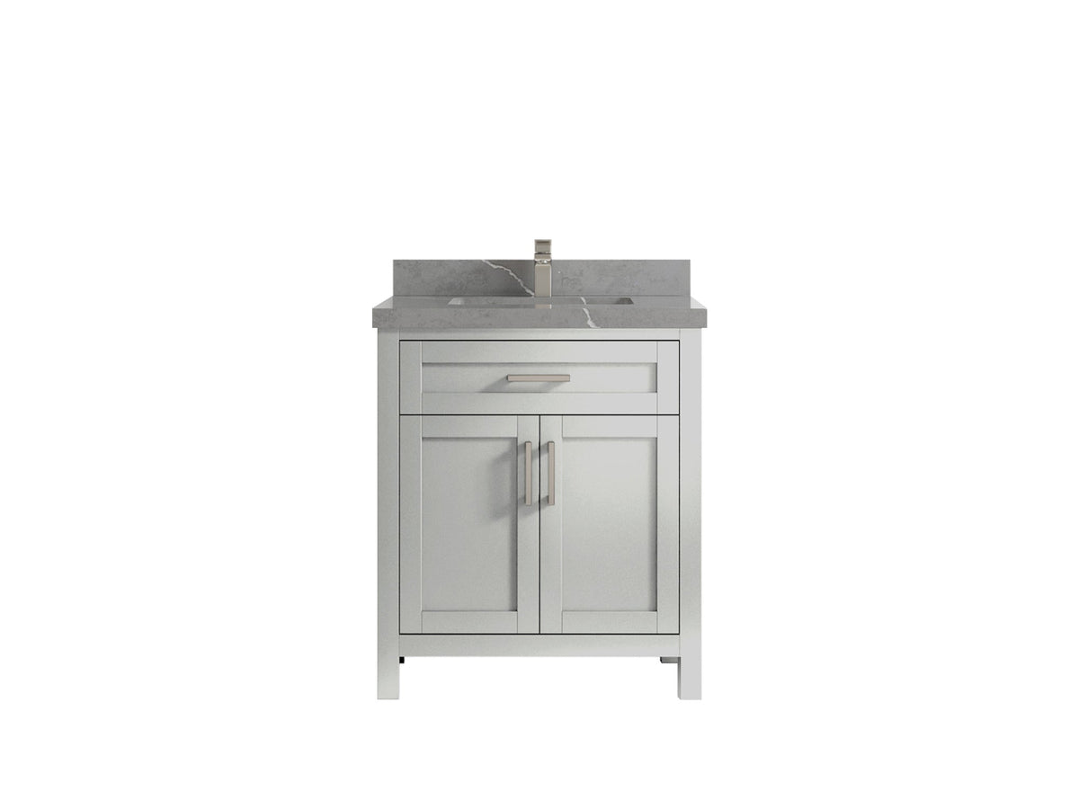 Cambridge 30 in. W x 22 in. D Single Sink Bathroom Vanity - Willow Bath and Vanity