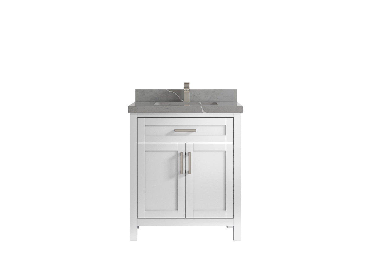 Cambridge 30 in. W x 22 in. D Single Sink Bathroom Vanity - Willow Bath and Vanity
