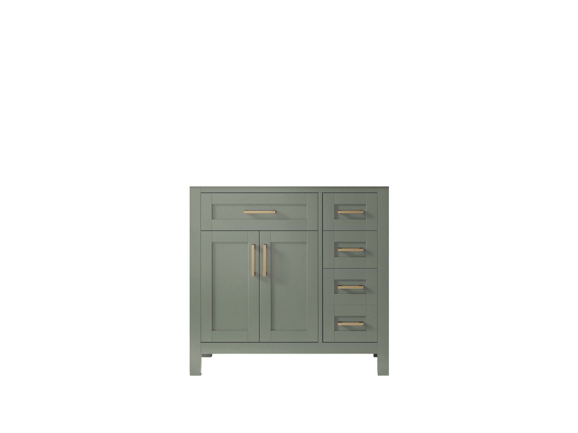 Cambridge 36 in. W x 22 in. D Left Offset Sink Bathroom Vanity - Willow Bath and Vanity