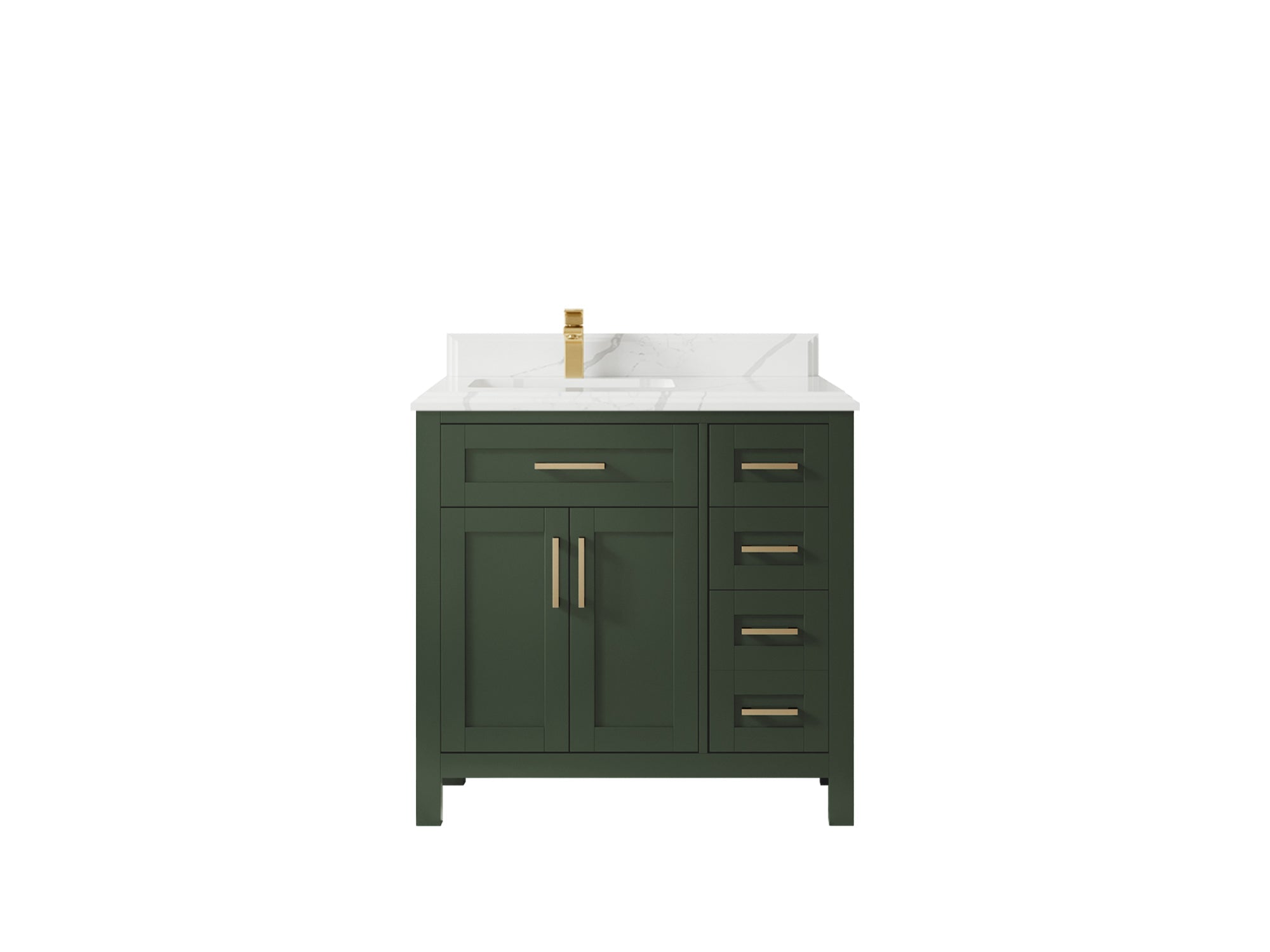 Cambridge 36 in. W x 22 in. D Left Offset Sink Bathroom Vanity - Willow Bath and Vanity