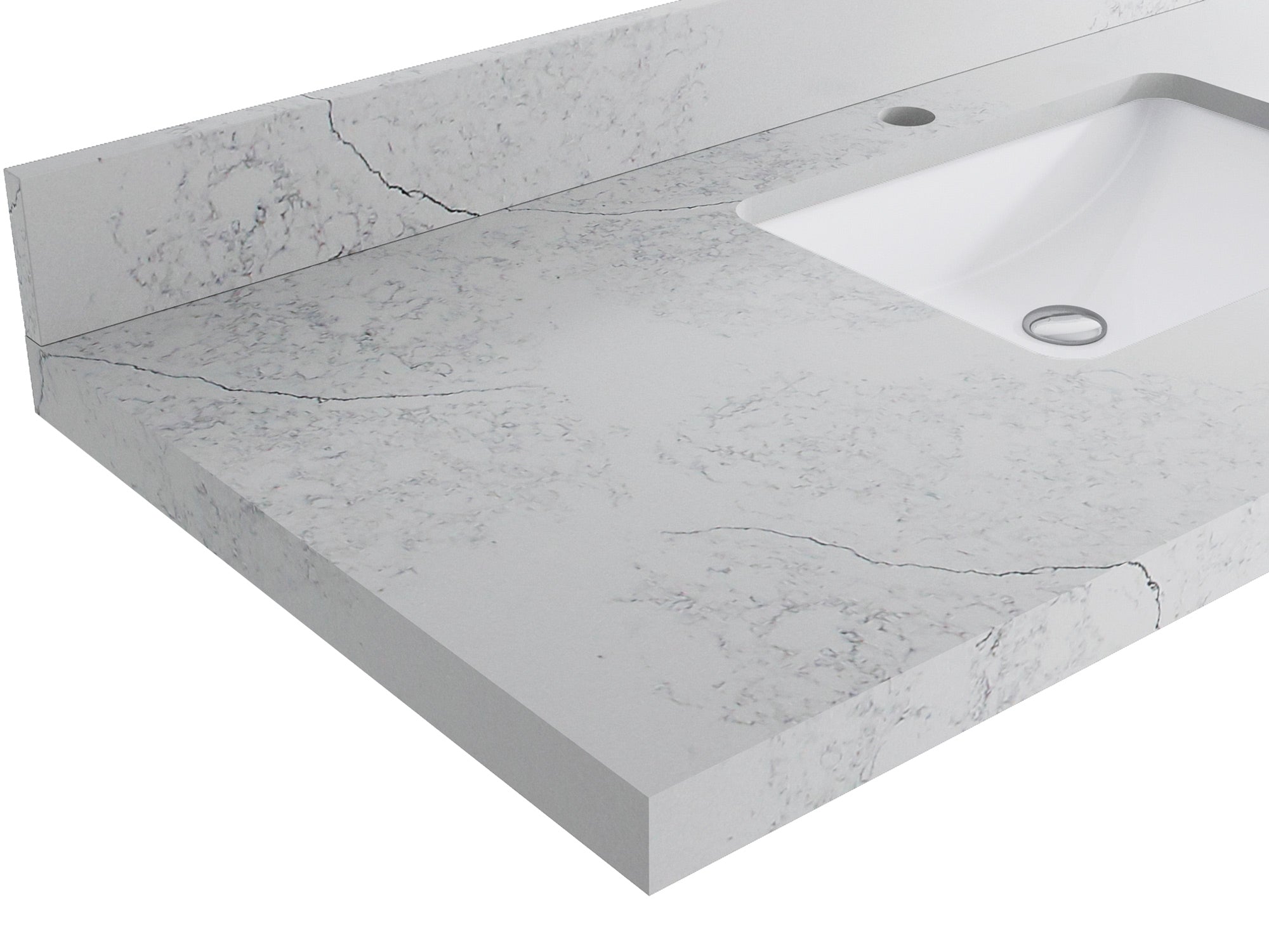 Cambridge 36 in. W x 22 in. D Right Offset Sink Bathroom Vanity - Willow Bath and Vanity