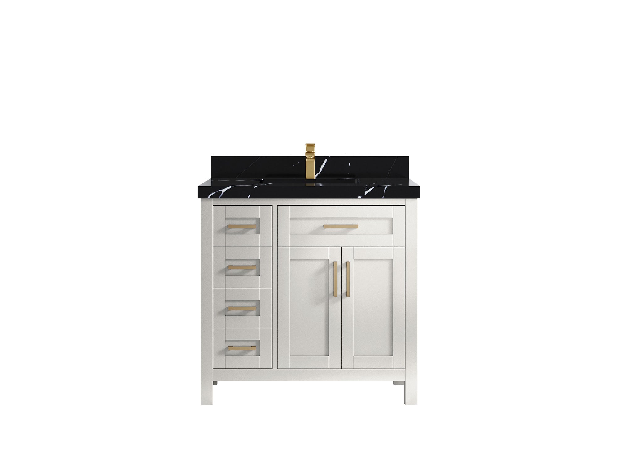 Cambridge 36 in. W x 22 in. D Single Center Sink Bathroom vanity - Willow Bath and Vanity