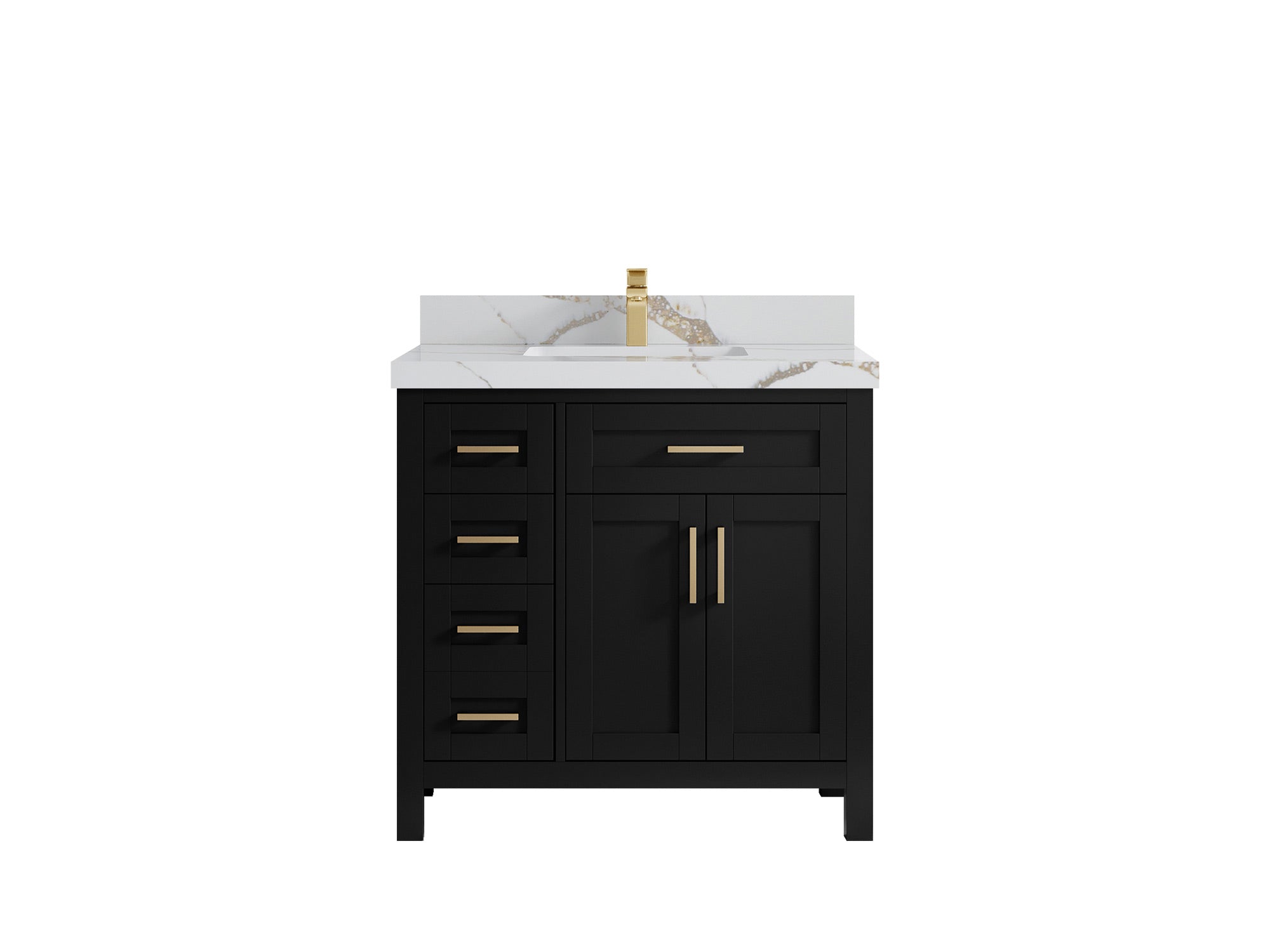Cambridge 36 in. W x 22 in. D Single Center Sink Bathroom vanity - Willow Bath and Vanity