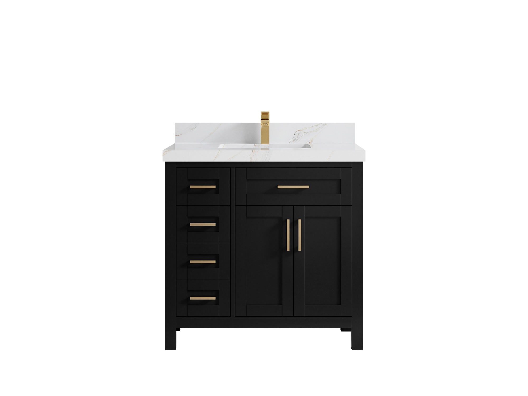 Cambridge 36 in. W x 22 in. D Single Center Sink Bathroom vanity - Willow Bath and Vanity