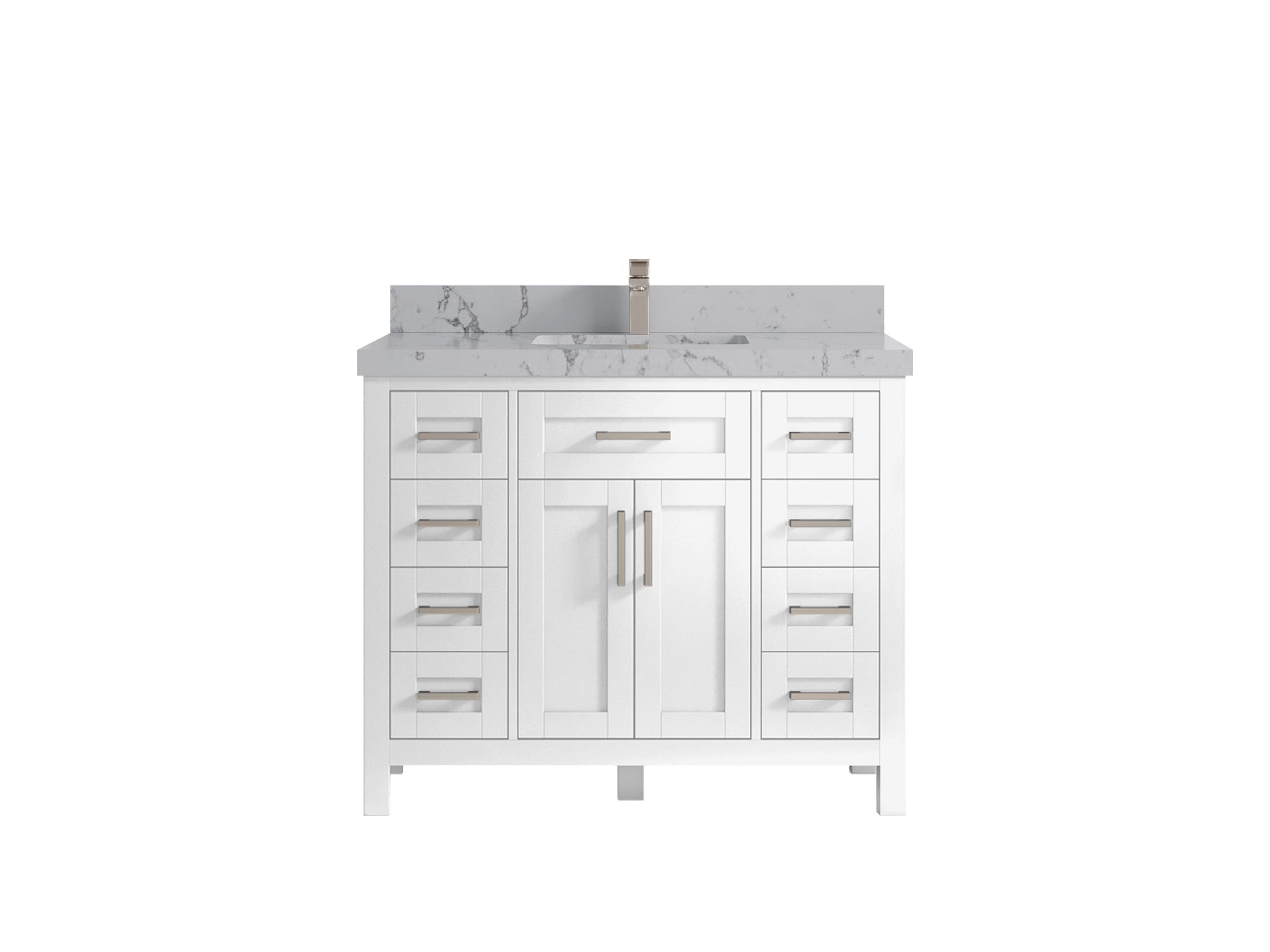 Cambridge 42 in. W x 22 in. D Single Sink Bathroom Vanity - Willow Bath and Vanity