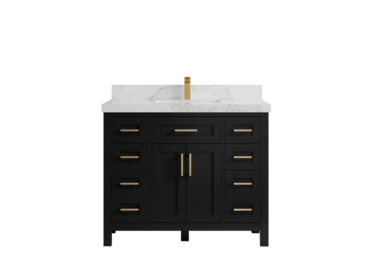 Cambridge 42 in. W x 22 in. D Single Sink Bathroom Vanity - Willow Bath and Vanity