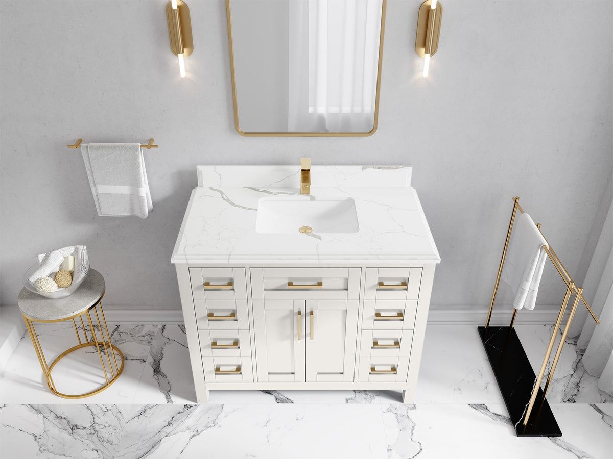 Cambridge 42 in. W x 22 in. D Single Sink Bathroom Vanity - Willow Bath and Vanity