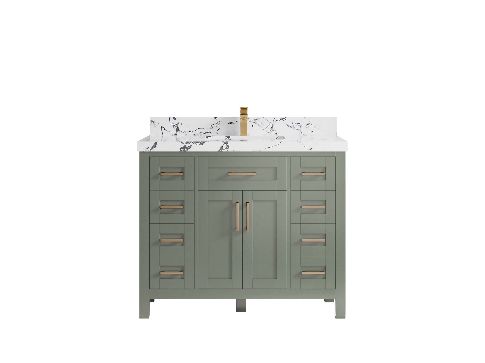 Cambridge 42 in. W x 22 in. D Single Sink Bathroom Vanity - Willow Bath and Vanity