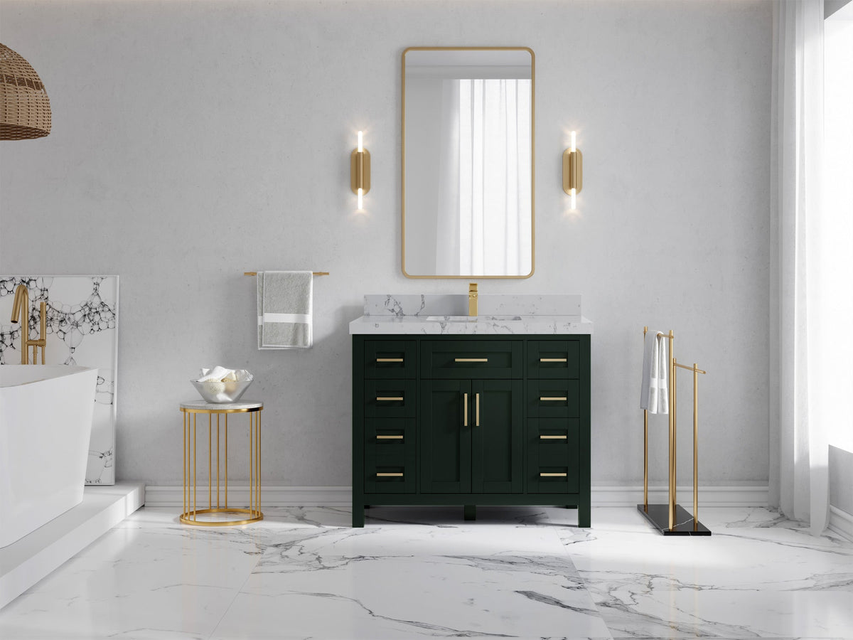 Cambridge 42 in. W x 22 in. D Single Sink Bathroom Vanity - Willow Bath and Vanity