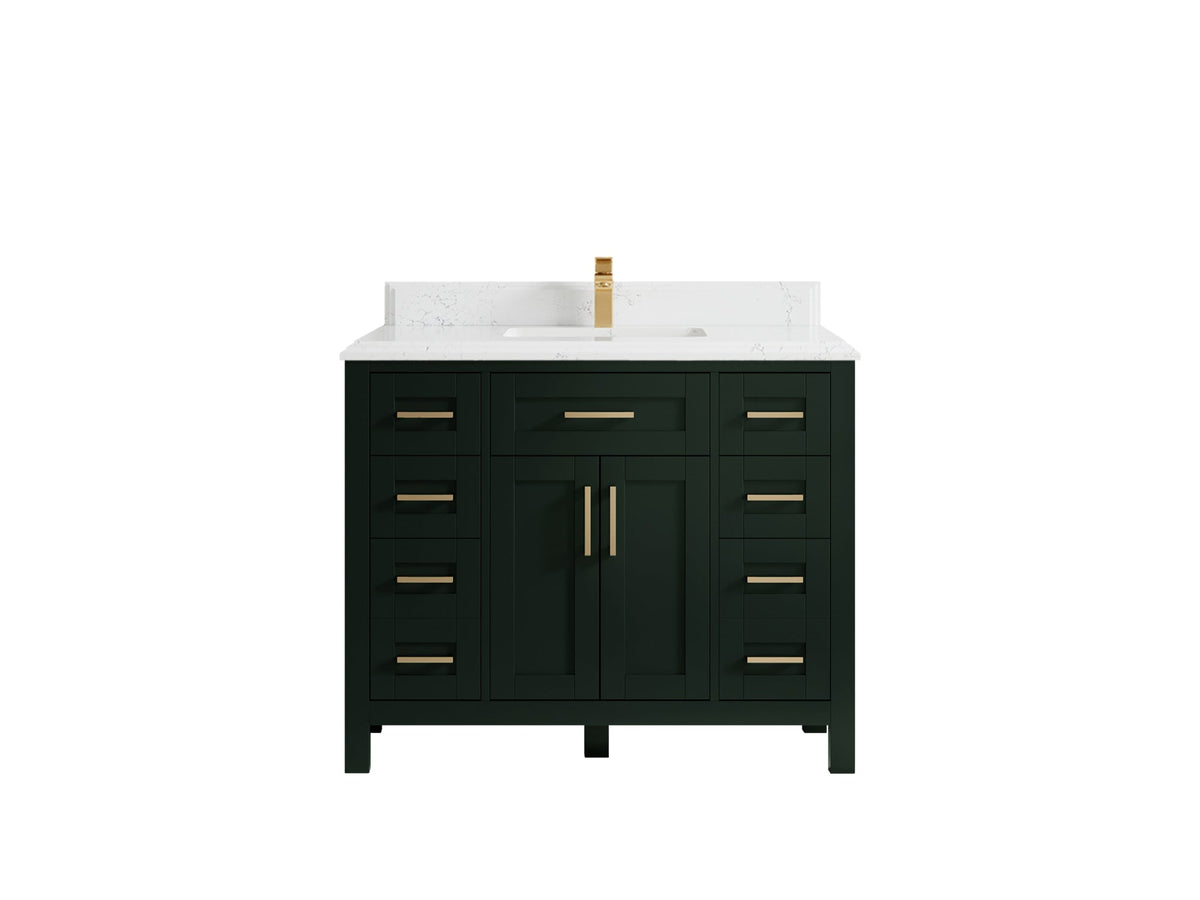 Cambridge 42 in. W x 22 in. D Single Sink Bathroom Vanity - Willow Bath and Vanity