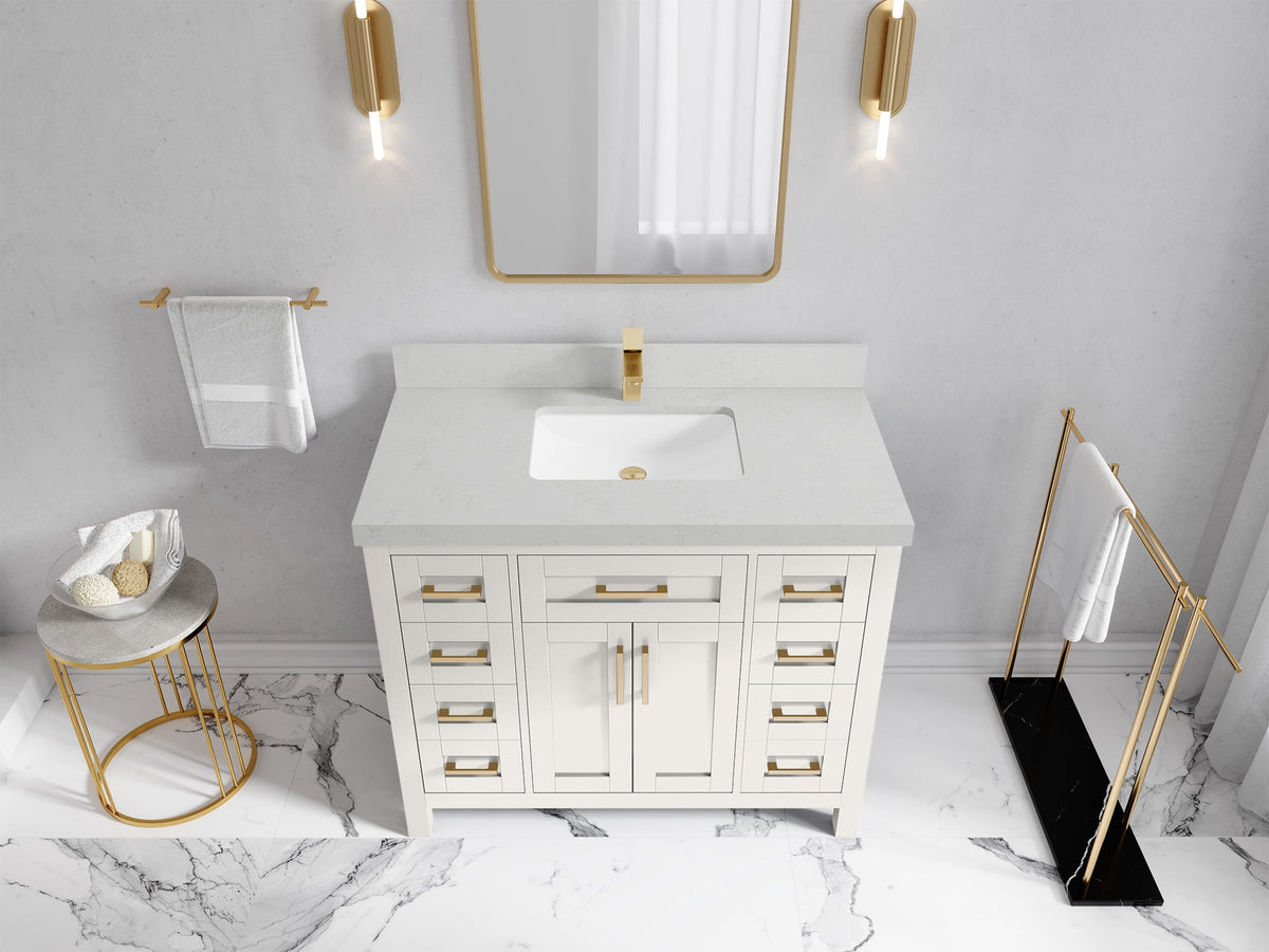 Cambridge 42 in. W x 22 in. D Single Sink Bathroom Vanity - Willow Bath and Vanity