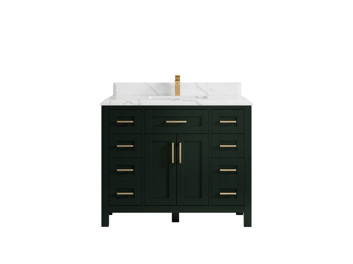 Cambridge 42 in. W x 22 in. D Single Sink Bathroom Vanity - Willow Bath and Vanity