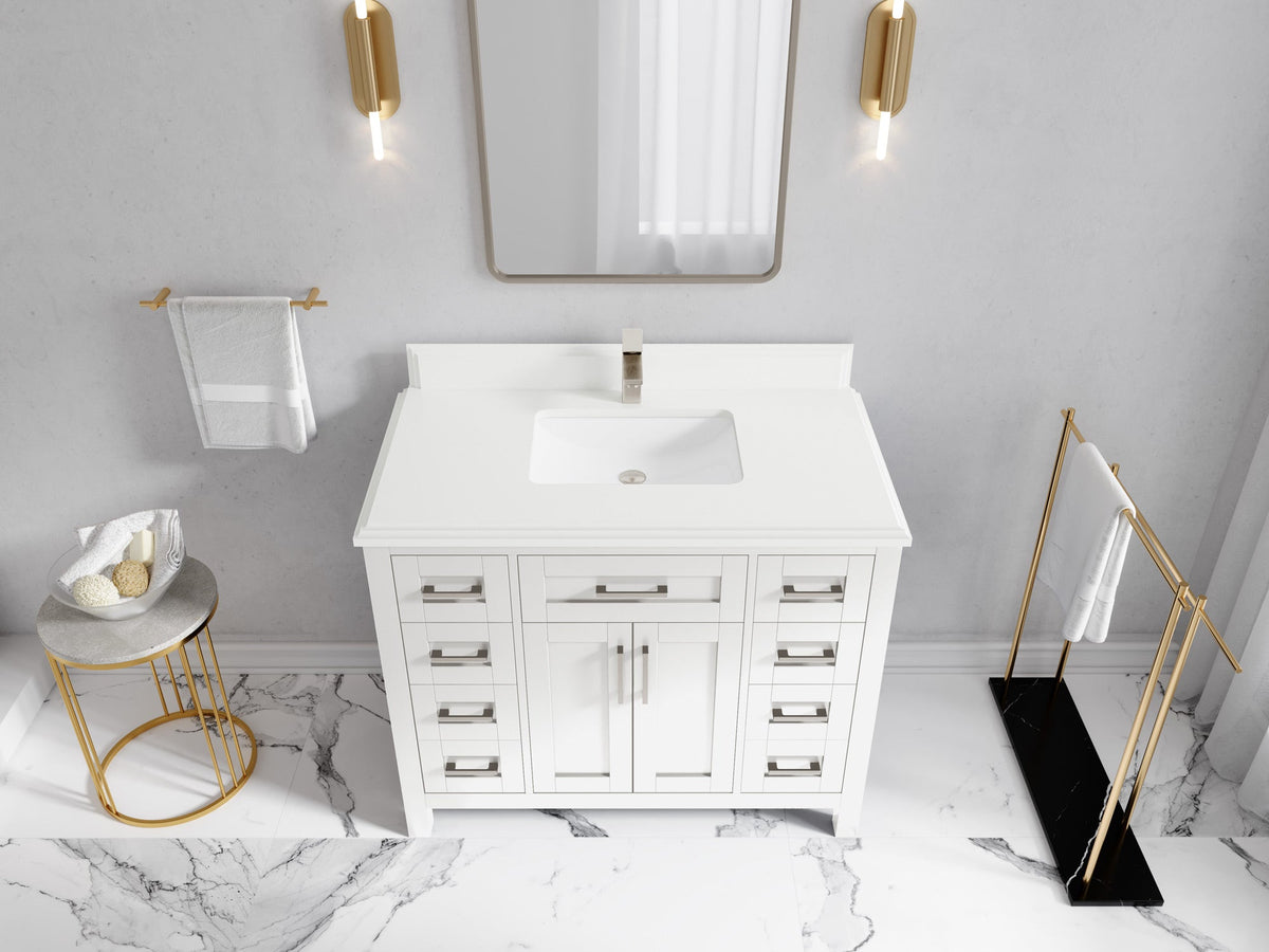 Cambridge 42 in. W x 22 in. D Single Sink Bathroom Vanity - Willow Bath and Vanity