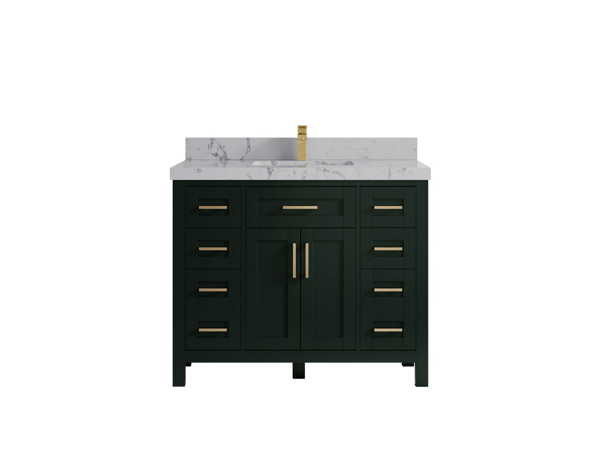Cambridge 42 in. W x 22 in. D Single Sink Bathroom Vanity - Willow Bath and Vanity